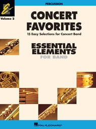 Concert Favorites Volume 2 Percussion band method book cover